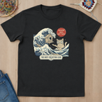 Cat Wave Measure Once Quit Twice T-Shirt