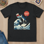 Cat Wave Artistic Pivot T-Shirt