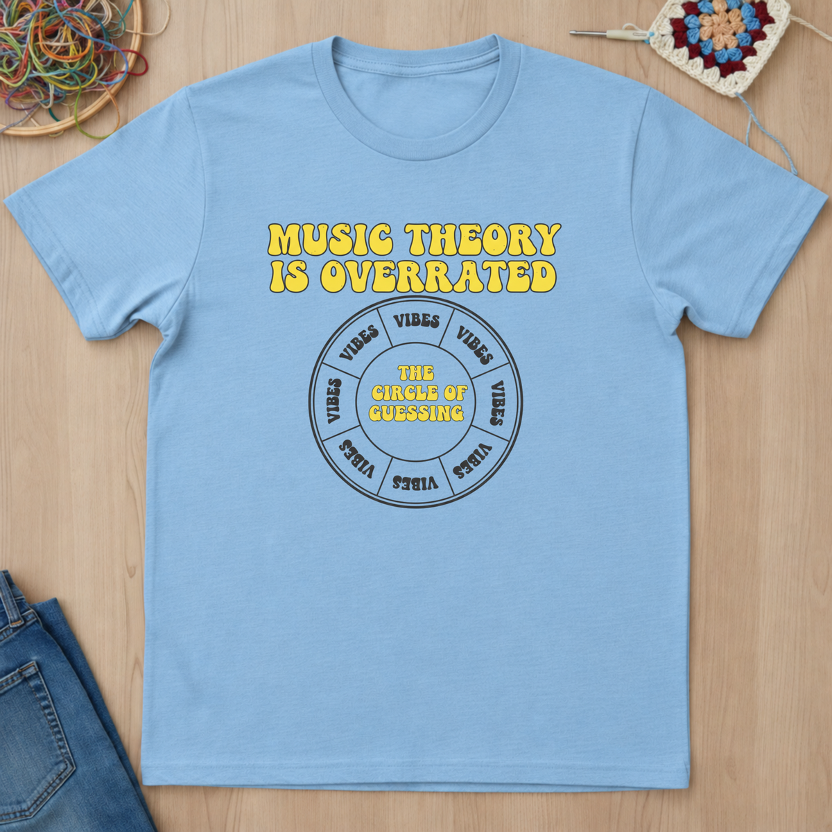 Music Theory The Circle Of Guessing T-Shirt