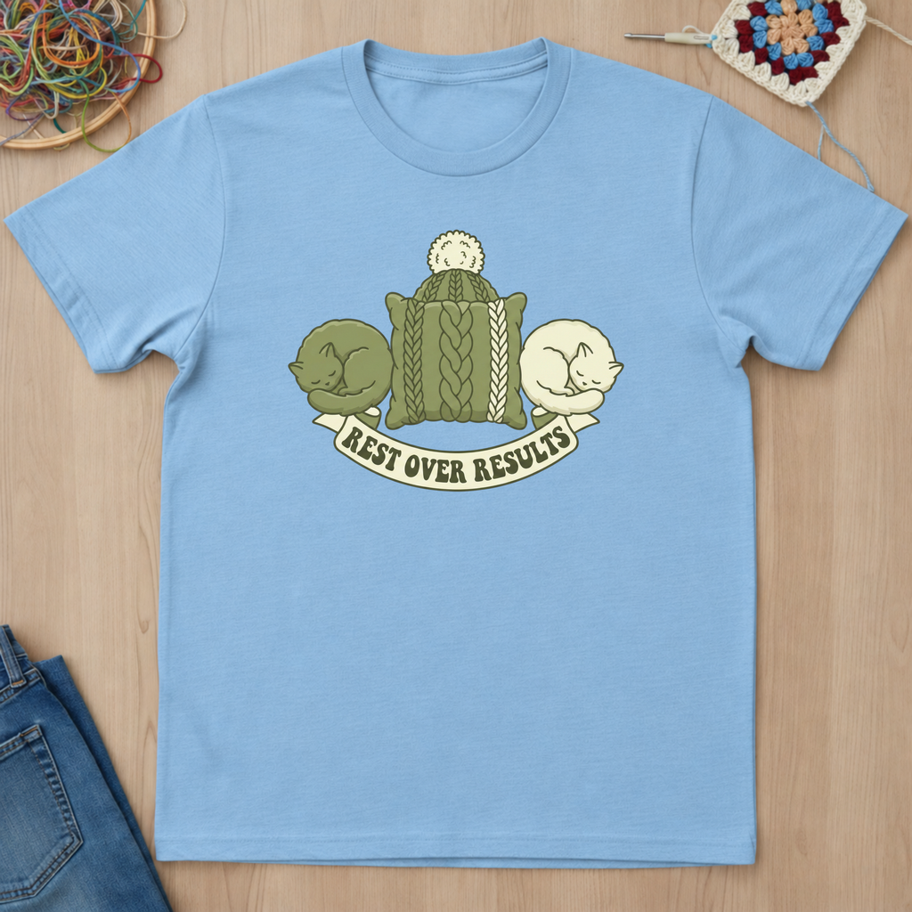 Cats Rest Over Results T-Shirt