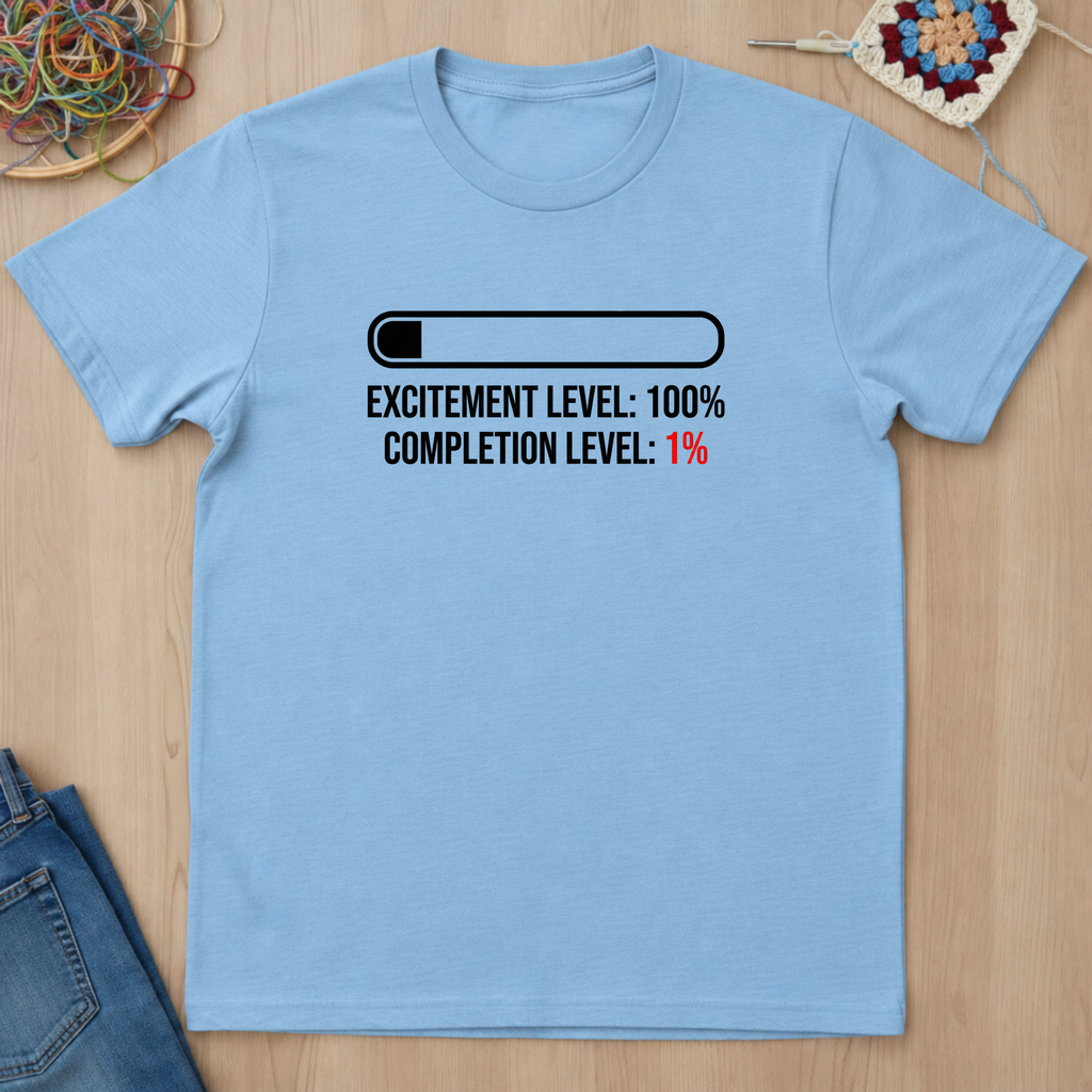 Progress Bar Excitement Level T-Shirt