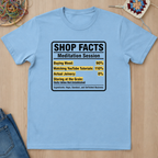 Nutrition Facts Shop Facts T-Shirt