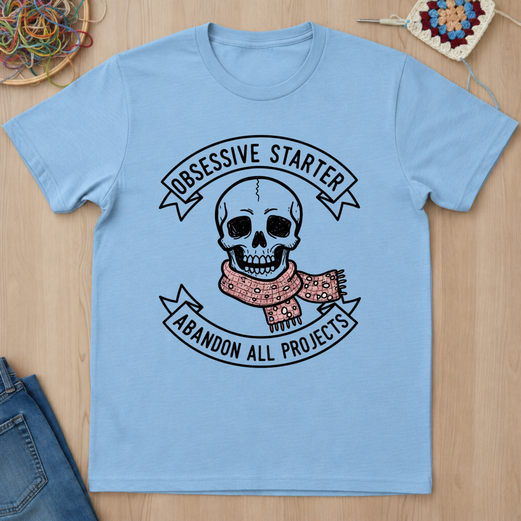 Skull Abandon All Projects T-Shirt
