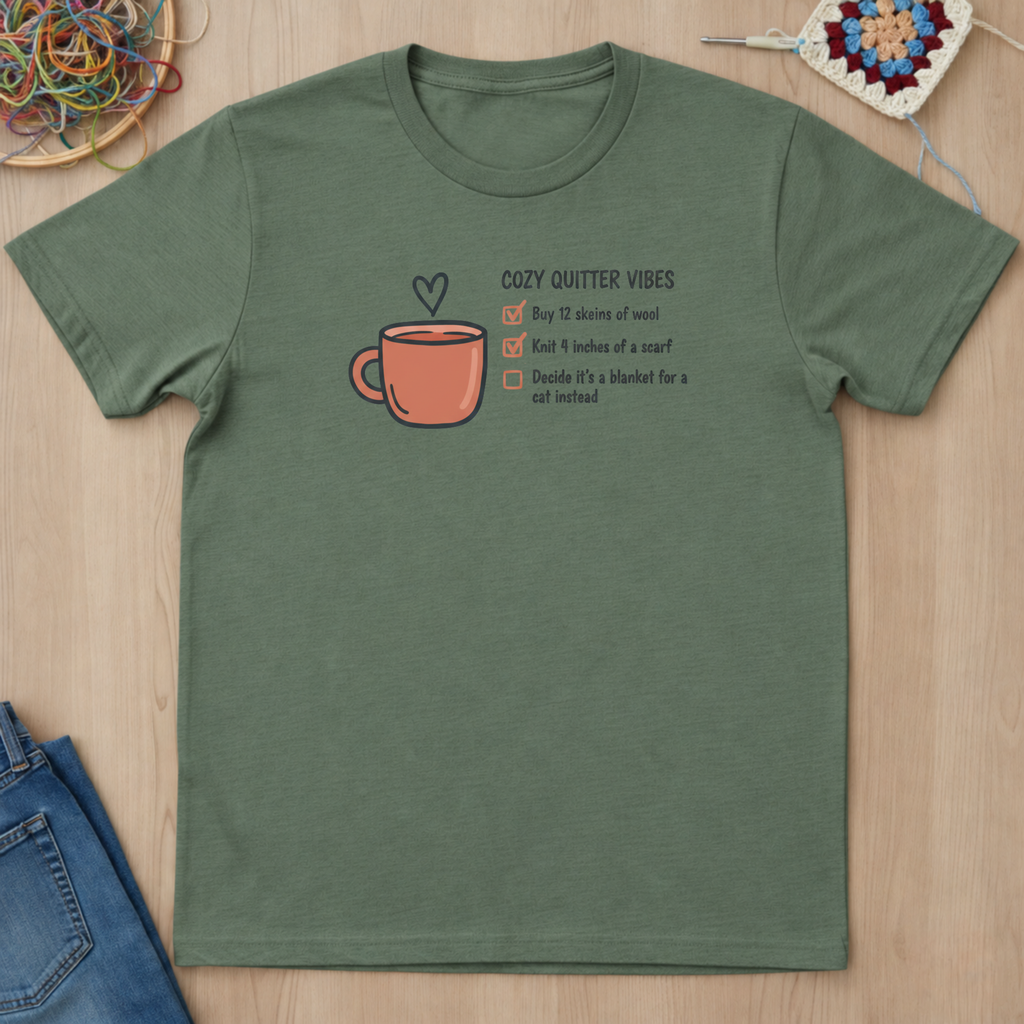 Cozy Quitter Vibes T-Shirt