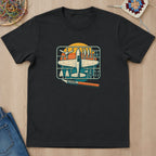T-shirt mockup — Black