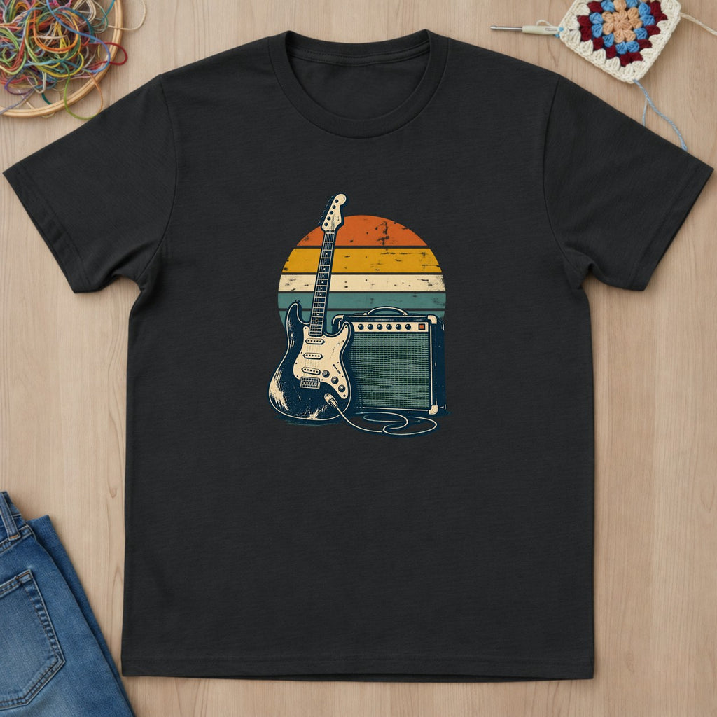 T-shirt mockup — Black