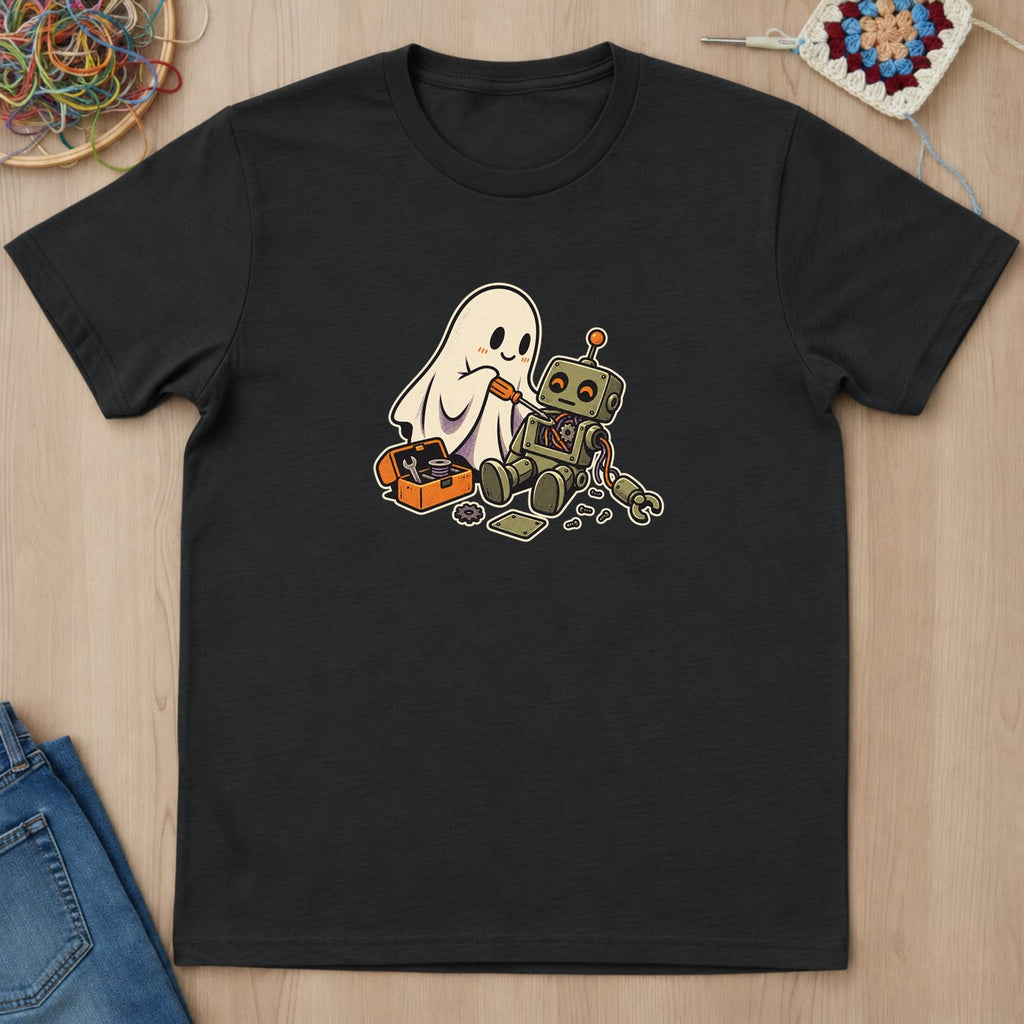 T-shirt mockup — Black