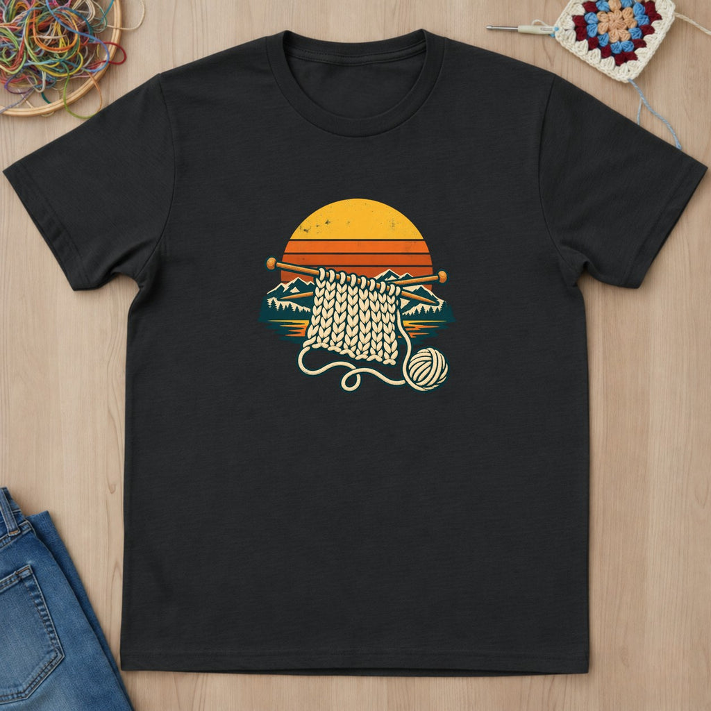 T-shirt mockup — Black