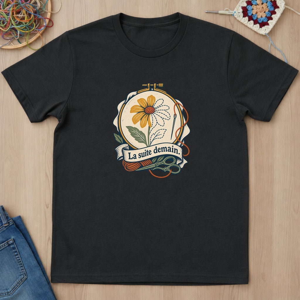 T-shirt mockup — Black