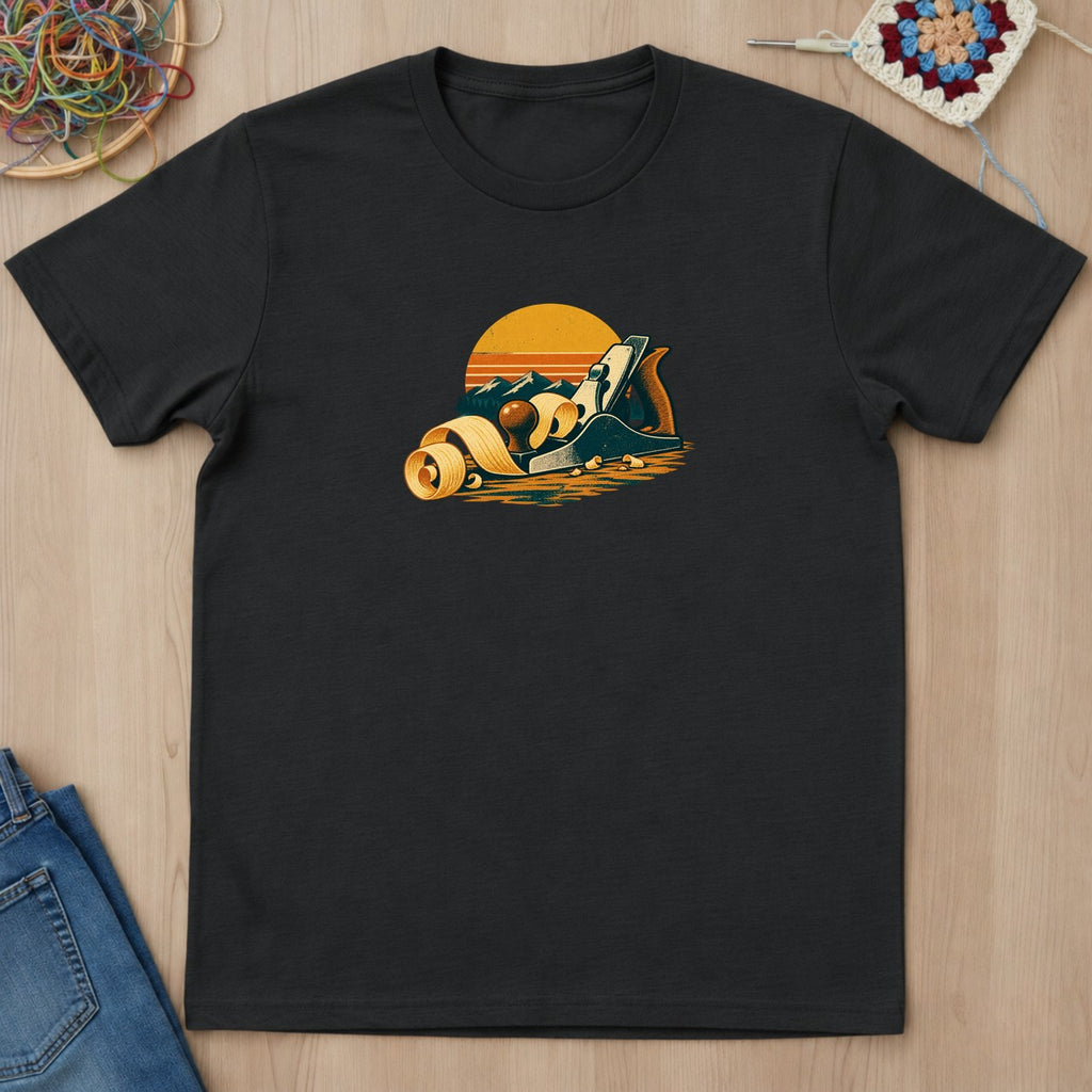 T-shirt mockup — Black
