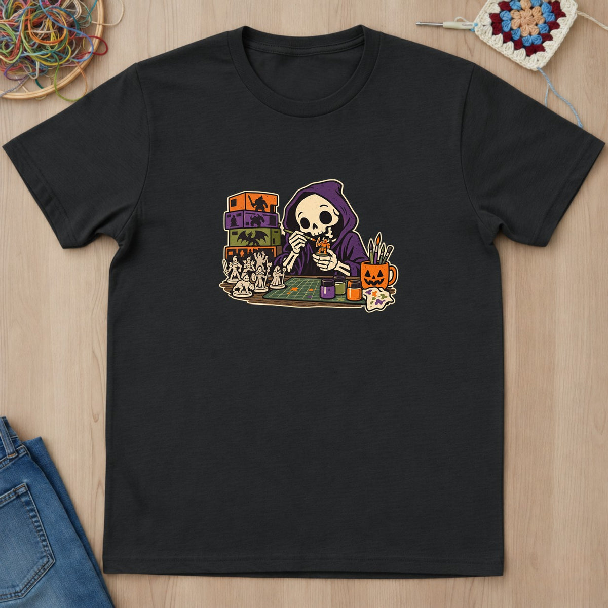 T-shirt mockup — Black
