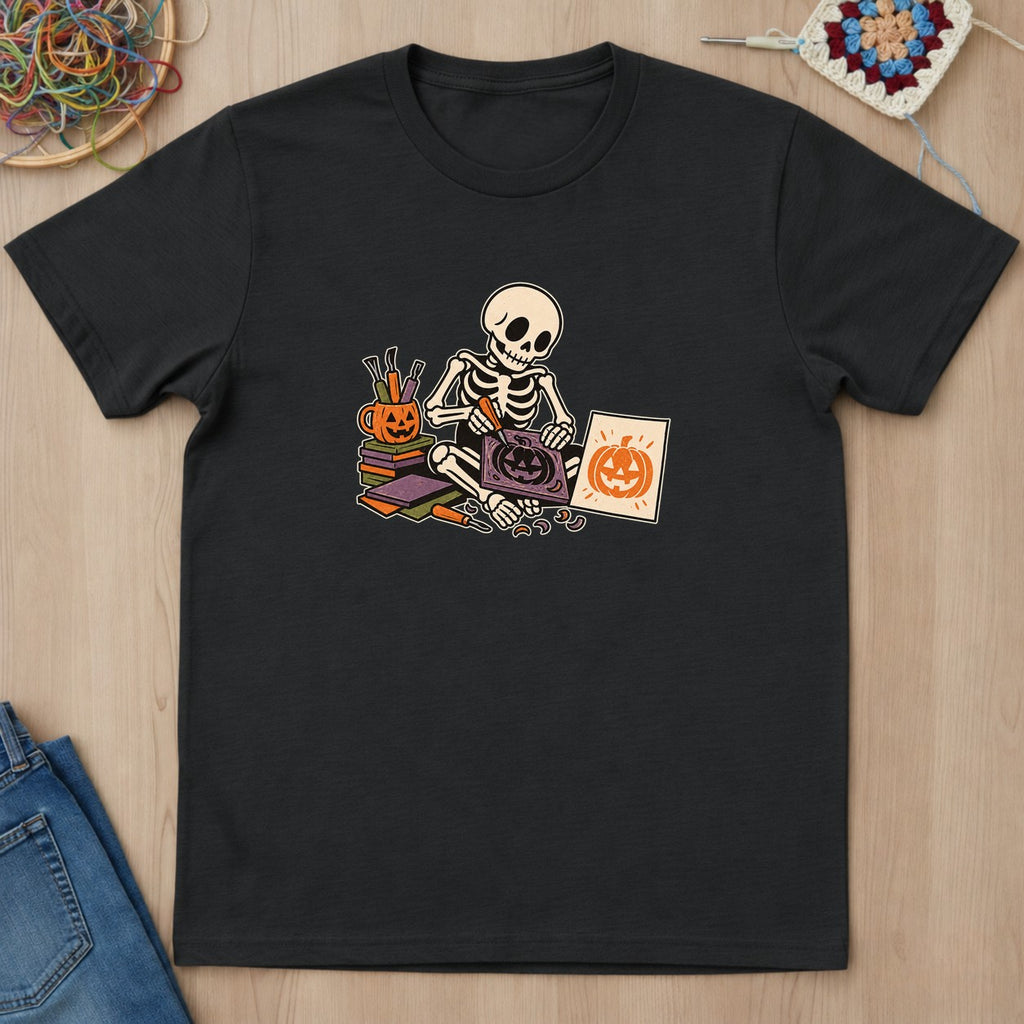 T-shirt mockup — Black