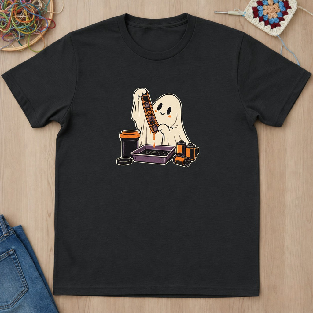 T-shirt mockup — Black