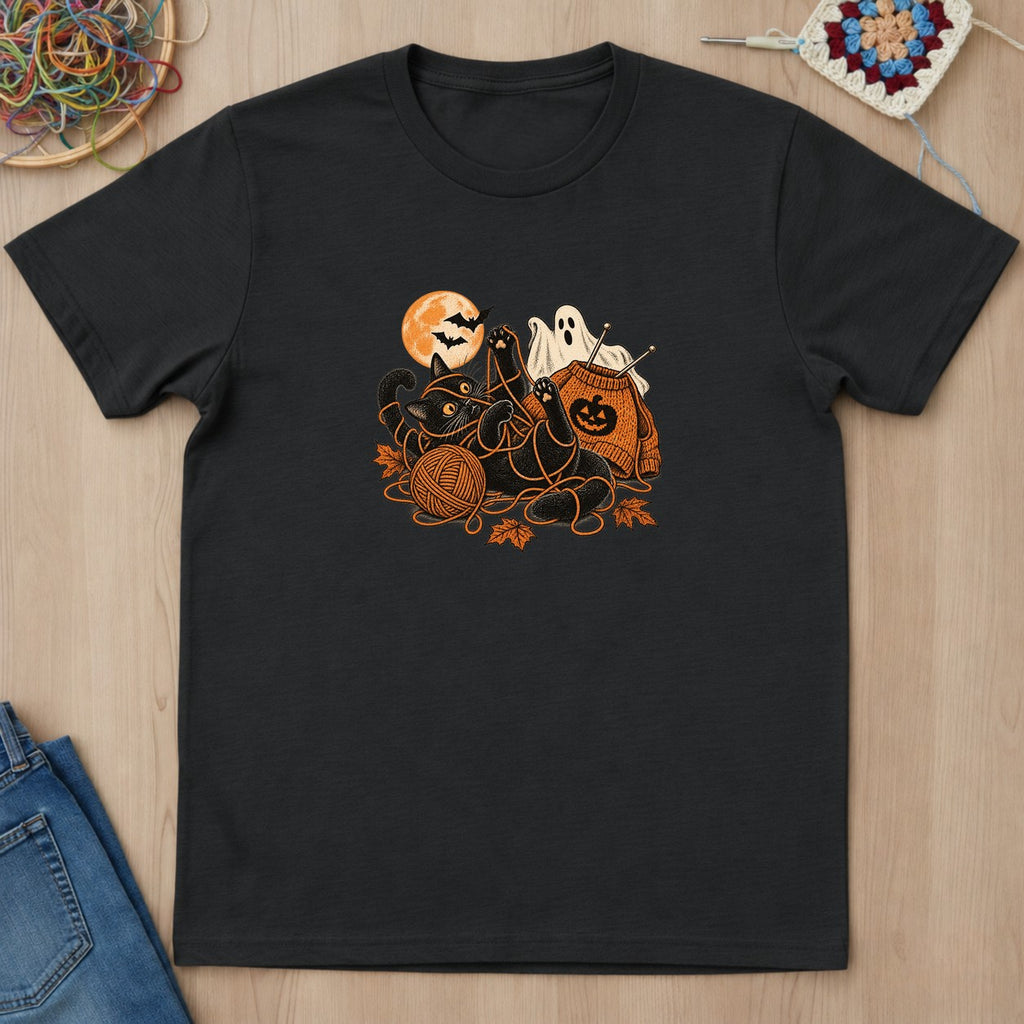 T-shirt mockup — Black