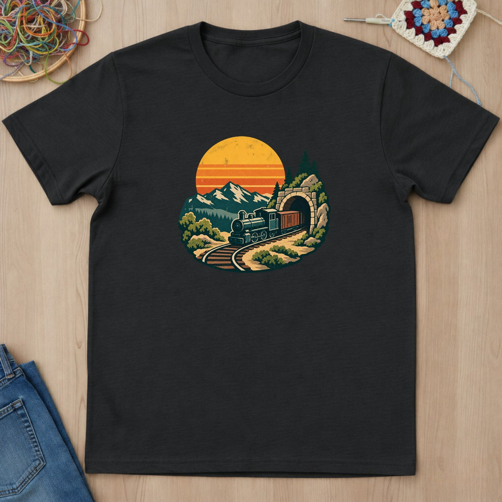 T-shirt mockup — Black