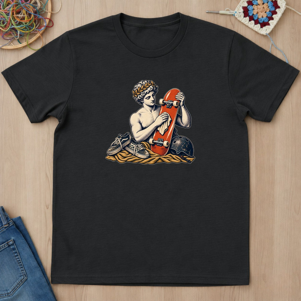 T-shirt mockup — Black