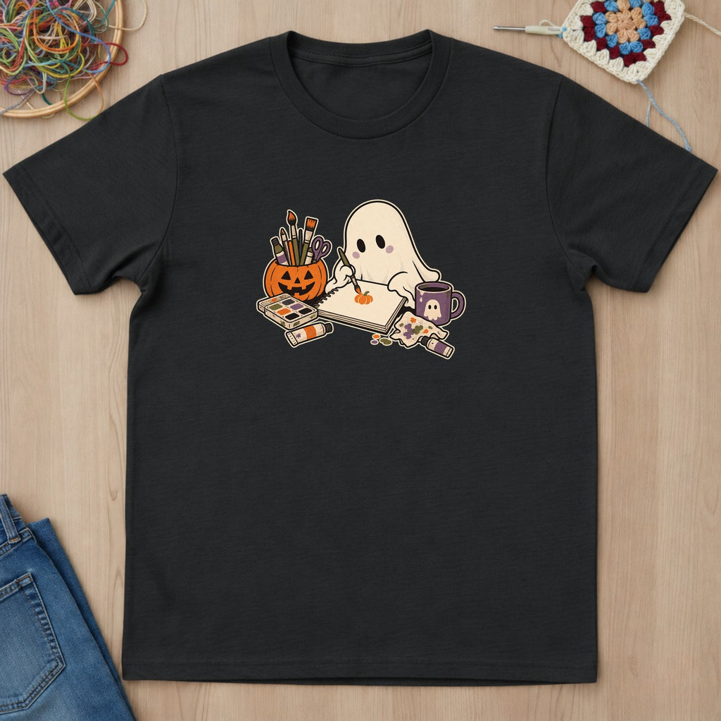 T-shirt mockup — Black