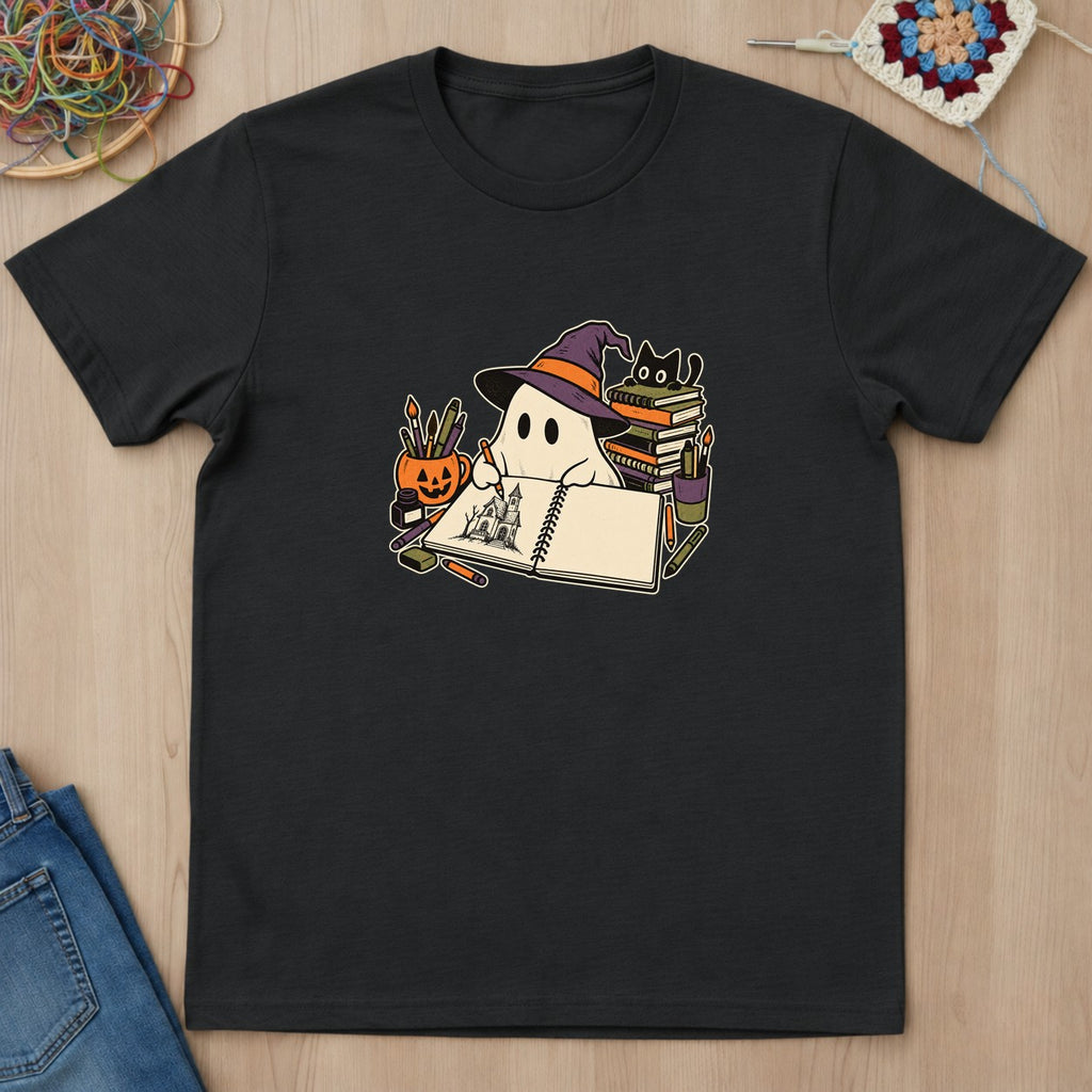 T-shirt mockup — Black