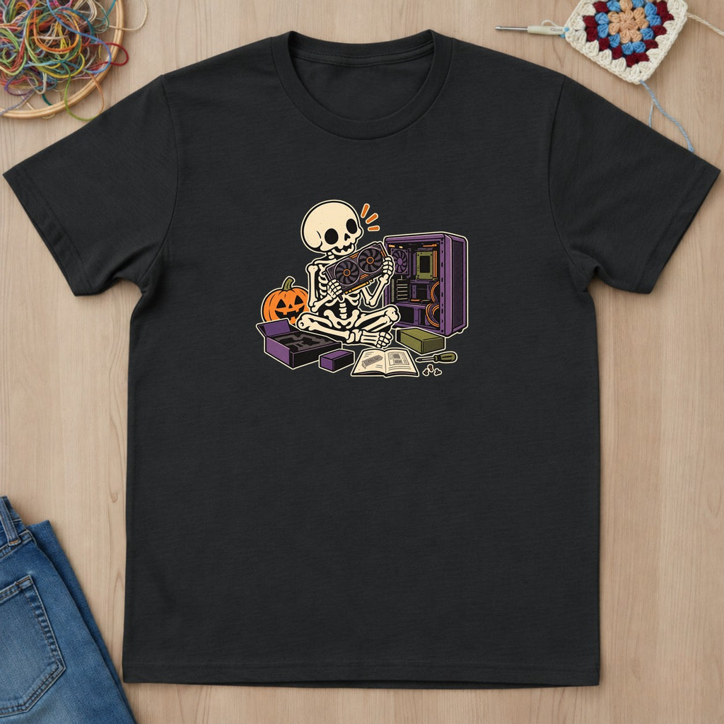 T-shirt mockup — Black