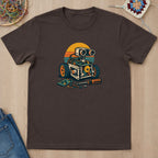 T-shirt mockup — Dark Chocolate