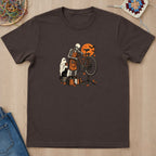 T-shirt mockup — Dark Chocolate