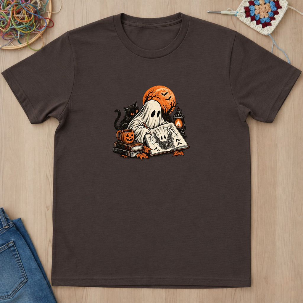 T-shirt mockup — Dark Chocolate