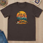 T-shirt mockup — Dark Chocolate