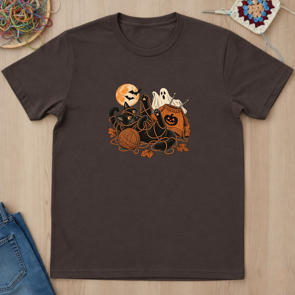 T-shirt mockup — Dark Chocolate