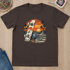 T-shirt mockup — Dark Chocolate