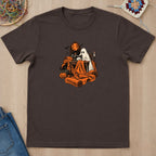 T-shirt mockup — Dark Chocolate