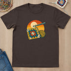 T-shirt mockup — Dark Chocolate