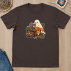 T-shirt mockup — Dark Chocolate