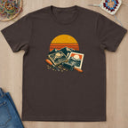 T-shirt mockup — Dark Chocolate