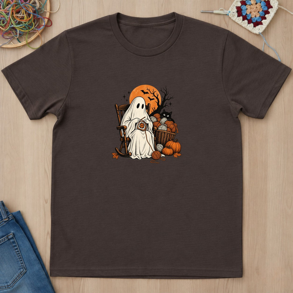 T-shirt mockup — Dark Chocolate