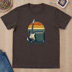 T-shirt mockup — Dark Chocolate