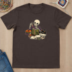 T-shirt mockup — Dark Chocolate