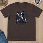 T-shirt mockup — Dark Chocolate