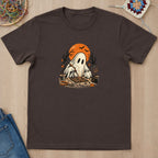 T-shirt mockup — Dark Chocolate