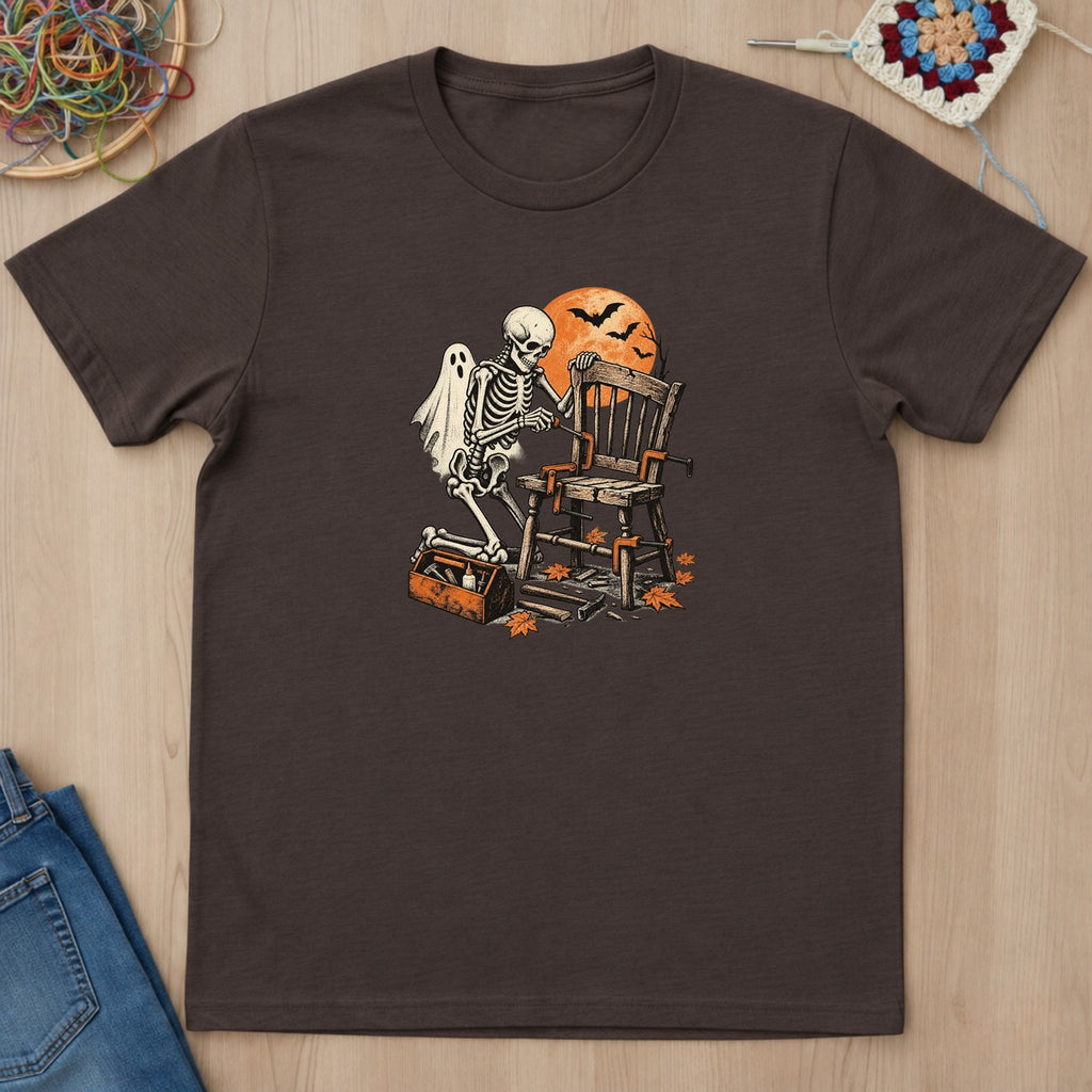 T-shirt mockup — Dark Chocolate