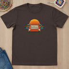 T-shirt mockup — Dark Chocolate