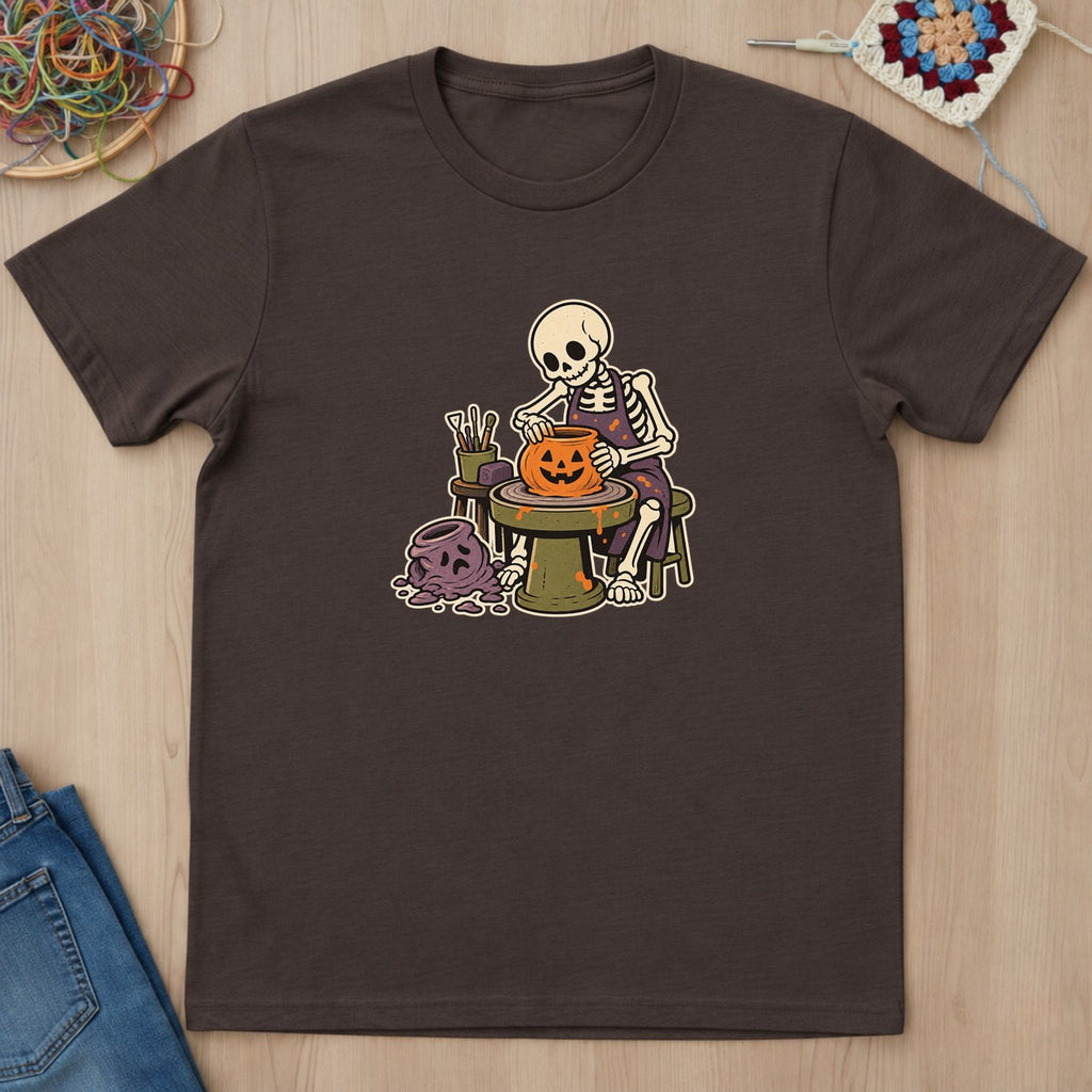 T-shirt mockup — Dark Chocolate