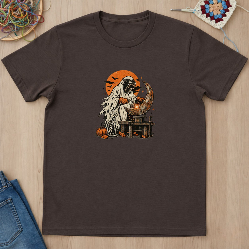 T-shirt mockup — Dark Chocolate
