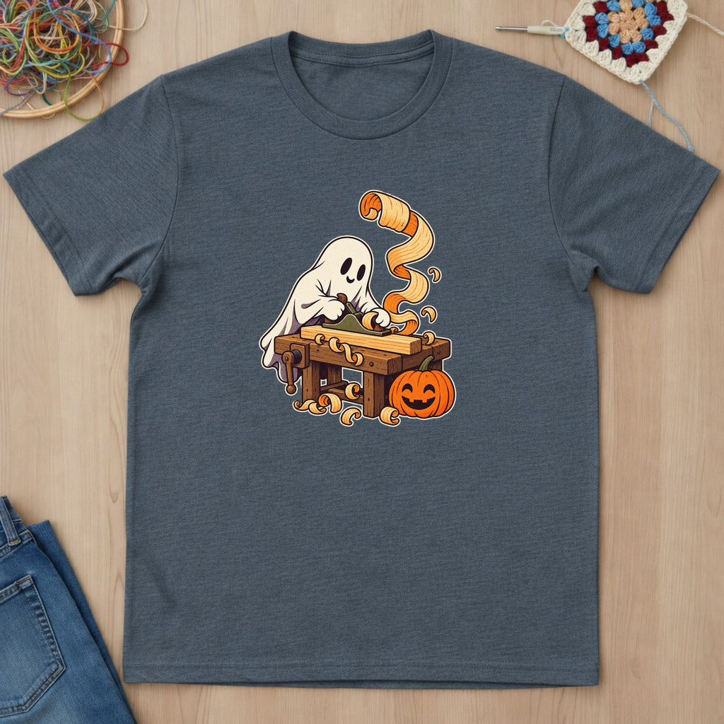 T-shirt mockup — Dark Heather