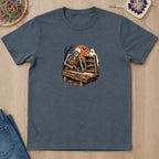 T-shirt mockup — Dark Heather