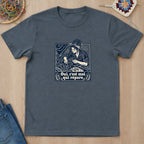 T-shirt mockup — Dark Heather