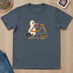 T-shirt mockup — Dark Heather