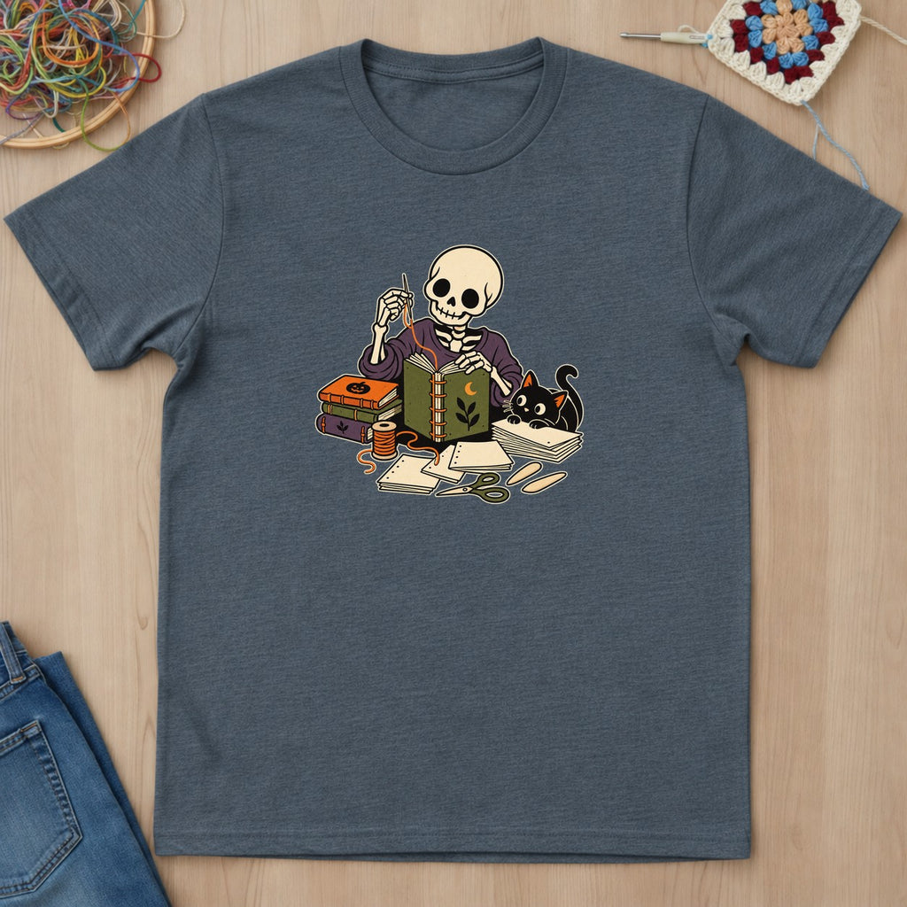 T-shirt mockup — Dark Heather