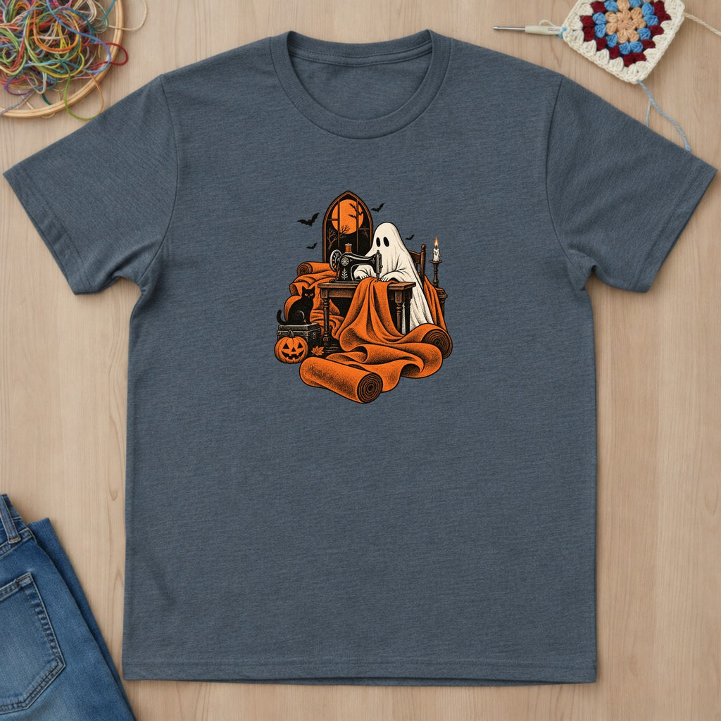 T-shirt mockup — Dark Heather