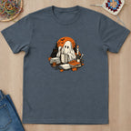 T-shirt mockup — Dark Heather