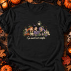 Trois sorcières et mug magique — T-shirt noir